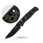 Cuțit pliant SRM Medal 255L-FB2 – Mâner din fibră de carbon și oțel laminat 140Cr » Lanternaputernica.RO