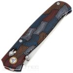 Cuțit pliant SRM Medal 255L-GQ – mâner din G10 și lamă din oțel laminat 140Cr » Lanternaputernica.RO