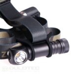 Lanternă frontală ZebraLight H504d roșie, lumină roșie cu fascicul larg, baterii AA » Lanternaputernica.RO