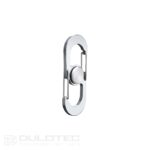 SK039E Inel pentru chei cu carabină din oțel inoxidabil » Lanternaputernica.RO