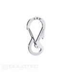 SK039E Inel pentru chei cu carabină din oțel inoxidabil » Lanternaputernica.RO