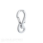 SK042E Inel pentru chei cu carabină din oțel inoxidabil » Lanternaputernica.RO