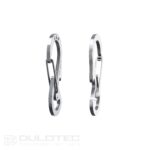SK042E Inel pentru chei cu carabină din oțel inoxidabil » Lanternaputernica.RO