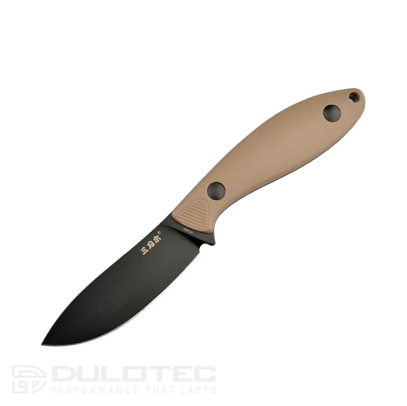 Cuțit cu lamă fixă Sanrenmu S643-GW – mâner din G10 și oțel 14C28N » Lanternaputernica.RO
