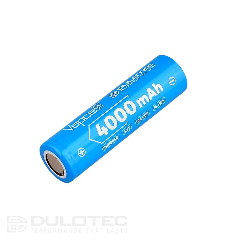Baterie Vapcell Dulotec 18650 4000 mAh 10 A - A1840 » Lanternaputernica.RO