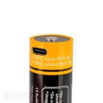 Baterie Vapcell Dulotec 21700 5000 mAh 10 A – E2150C cu protecție și încărcare USB-C » Lanternaputernica.RO