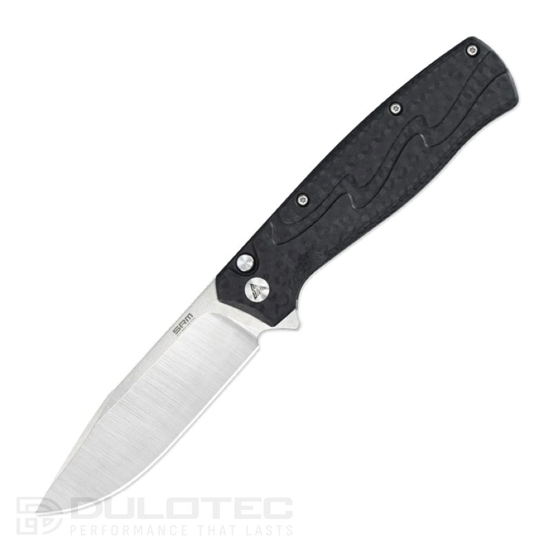 Cuțit pliant SRM 221X-GB – mâner din G10 și oțel 14C28N » Lanternaputernica.RO