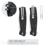 Cuțit pliant SRM 221X-GB – mâner din G10 și oțel 14C28N » Lanternaputernica.RO