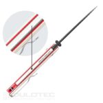 Cuțit pliant SRM 258L-GT2 Terrier – mâner din G10 și lamă din oțel laminat 140Cr » Lanternaputernica.RO