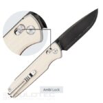 Cuțit pliant SRM 258L-GT2 Terrier – mâner din G10 și lamă din oțel laminat 140Cr » Lanternaputernica.RO