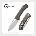 Cuțit pliant Civivi Riffle 14C28N din Micarta, verde închis » Lanternaputernica.RO