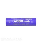 Baterie litiu-ion Vapcell 18650, 4000 mAh, 10 A, cu sistem de protecție, model B1840P » Lanternaputernica.RO