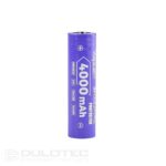 Baterie litiu-ion Vapcell 18650, 4000 mAh, 10 A, cu sistem de protecție, model B1840P » Lanternaputernica.RO