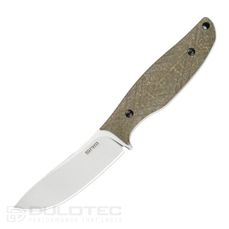 Cuțit de vânătoare cu lamă fixă SRM Fossa 605T-MP, Micarta » Lanternaputernica.RO