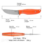 Cuțit cu lamă fixă SRM Fossa 605T-GJ – G10 și 14C28N » Lanternaputernica.RO