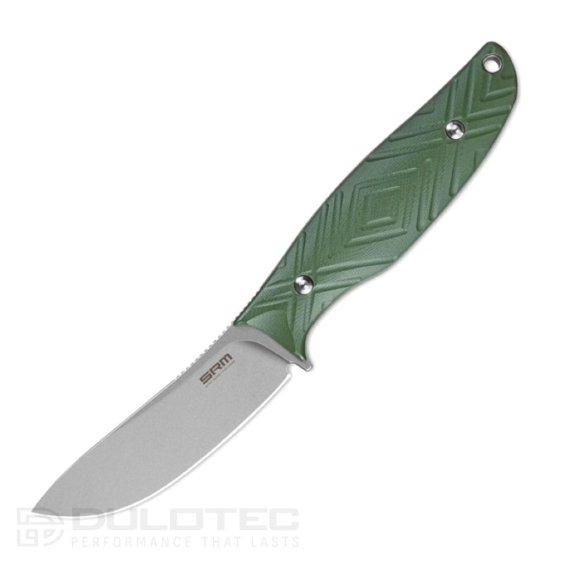 Cuțit cu lamă fixă SRM Fossa 605T-GP, mâner din G10 » Lanternaputernica.RO