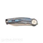 Cuțit pliant Dulotec K902 cu mâner din titan – albastru » Lanternaputernica.RO