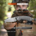 Cuțit pliant Ruike P736-AK pentru uz zilnic, 182 mm » Lanternaputernica.RO