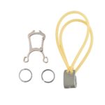 Breloc cu carabină din titan în formă de praștie – instrument EDC » Lanternaputernica.RO