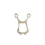 Breloc cu carabină din titan în formă de praștie – instrument EDC » Lanternaputernica.RO