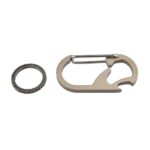 Breloc cu carabină din titan și deschizător de sticle » Lanternaputernica.RO