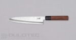 Cuțit de bucătărie japonez Gyuto din oțel ZDP-189, finisaj argintiu Tsuchime, 210 mm » Lanternaputernica.RO
